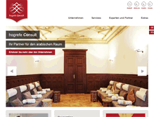 Tablet Screenshot of hogrefe-consult.com